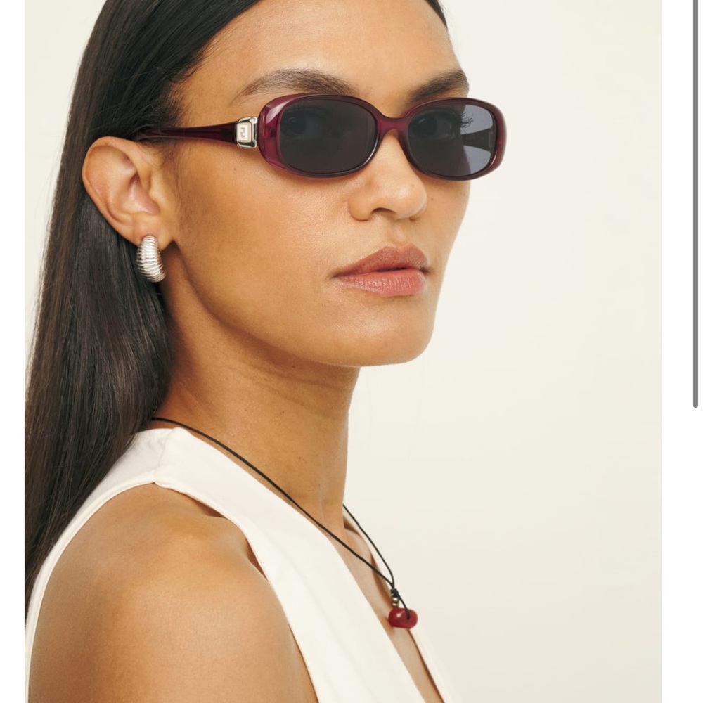 Vintage Fendi Burgundy Sunglasses